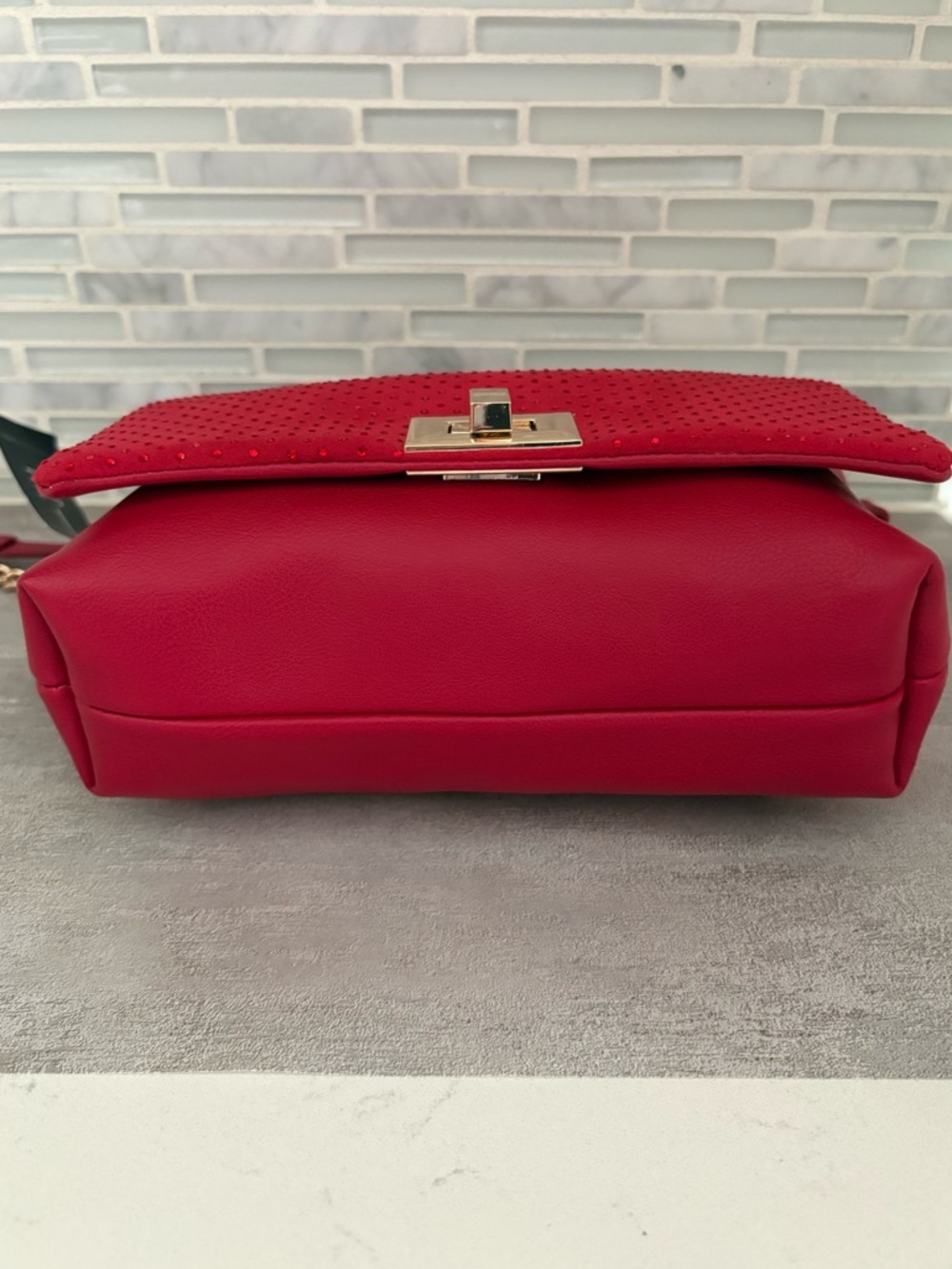 I.N.C. International Concepts Ajae Shoulder Bag Red Pepper - Picture 7 of 11